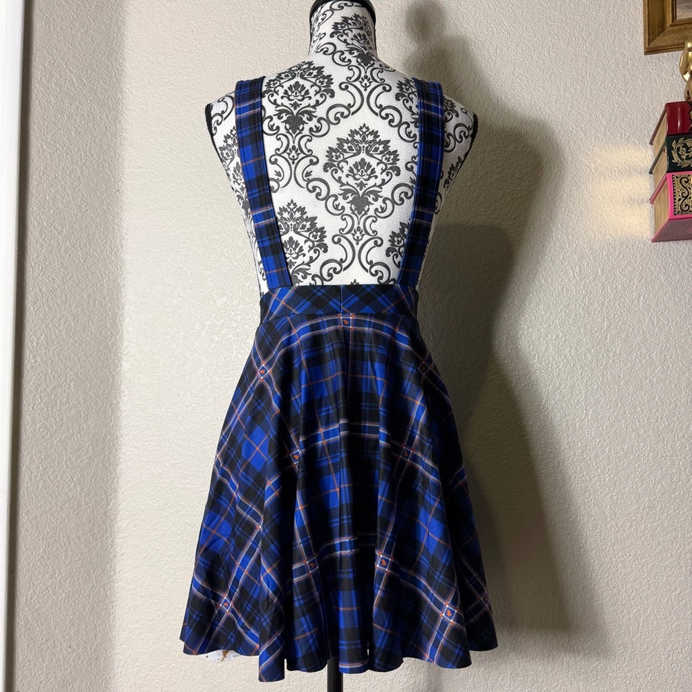 ❌sold❌Rare Blackmilk Ravenclaw Harry Potter Tartan Apron Dress - Picture 2 of 3